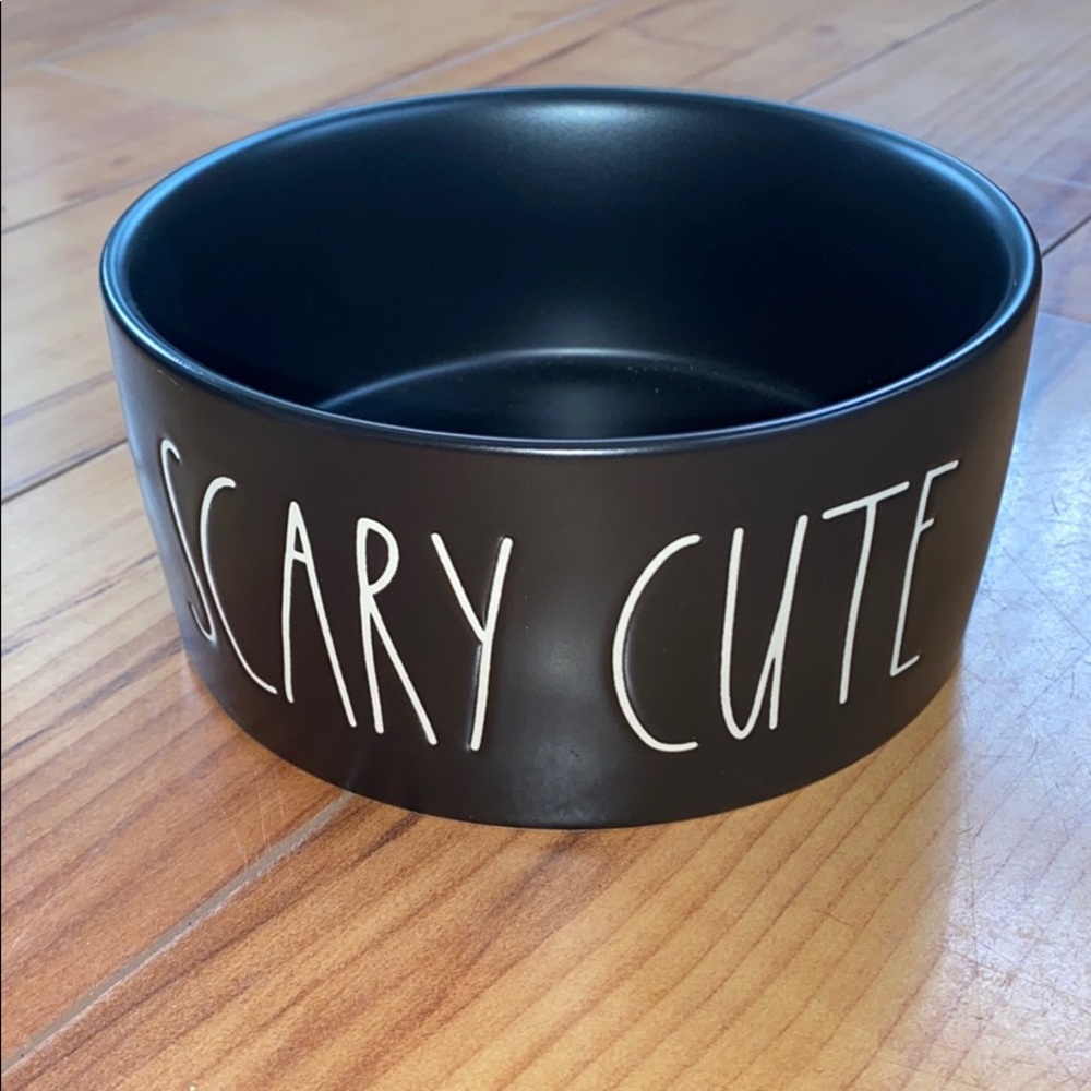Rae Dunn Scary Cute Dog Bowl